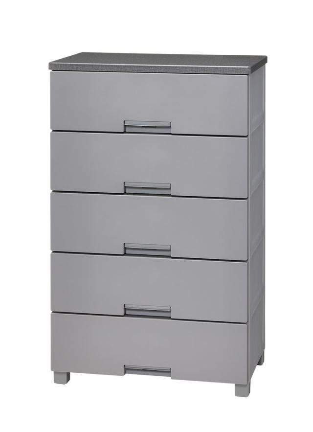 天馬 FCH6505GR フィッツチェスト6505 5段（グレー）Fitsチェスト ベーシック[FCH6505GR] 返品種別A