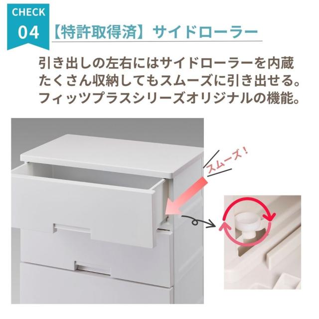 天馬 FCH6505GR フィッツチェスト6505 5段（グレー）Fitsチェスト ベーシック[FCH6505GR] 返品種別A_6