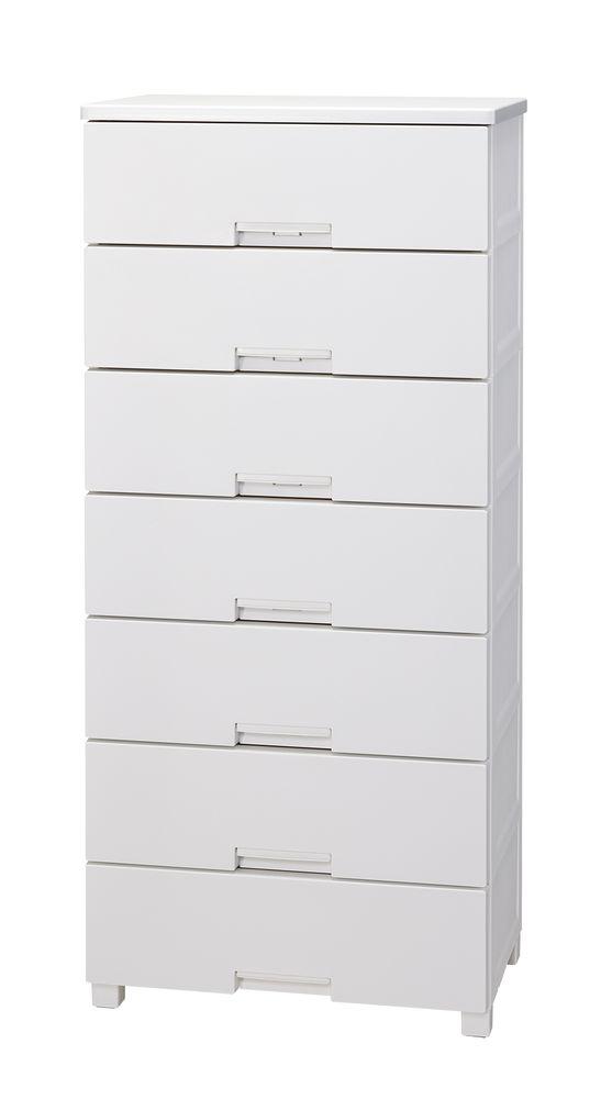 天馬 FCH6507W フィッツチェスト6507　7段（ホワイト）Fitsチェスト[FCH6507W] 返品種別A