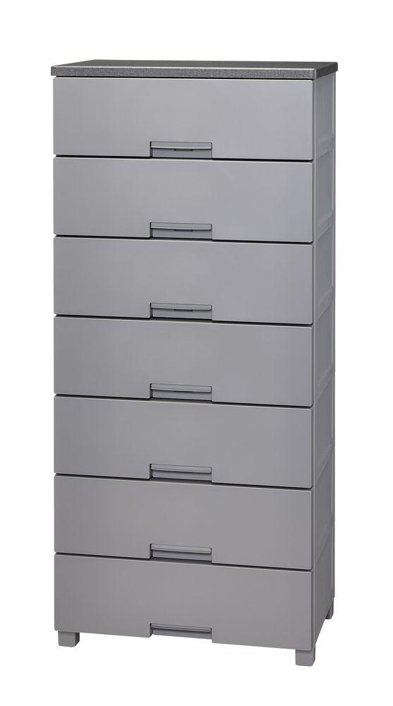 天馬 FCH6507GR フィッツチェスト6507　7段（グレー）Fitsチェスト[FCH6507GR] 返品種別A