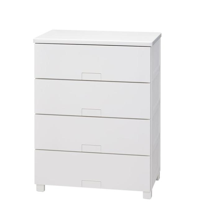 天馬 FCH-F6504W フィッツチェストフルフラット 6504 4段（ホワイト）Fits チェスト フルフラット[FCHF6504W] 返品種別A