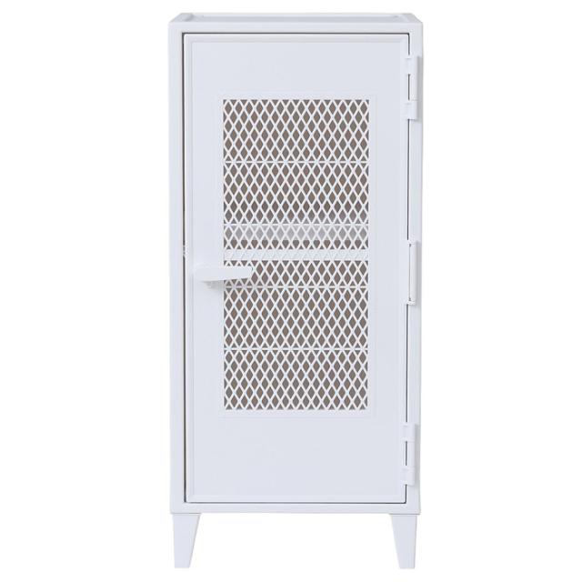 天馬 フィッツ　ペグキャビネット　ロッカー型収納ボックス　メッシュ扉（ホワイト） FPEGC-MESH-WH返品種別A_1