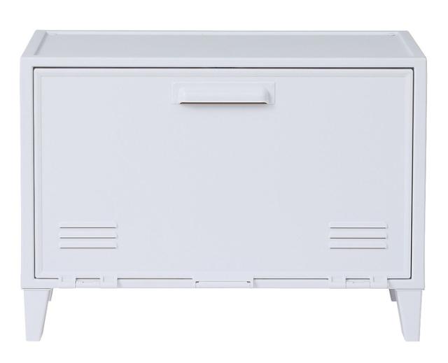 天馬 フィッツ ペグキャビネット　ロッカー型収納ボックス　ワイド（ホワイト） FPEGC-WIDE-WH返品種別A_1