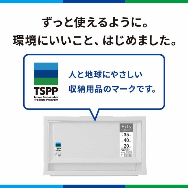 天馬 【2個組】フィッツケース アドバンス 押入れ収納 幅44×奥行74×高さ23cm（ホワイトクリア） 2025年新色 AD74-44M-2返品種別A_12
