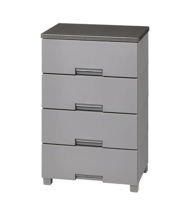 天馬 FCH5504GR フィッツチェスト5504　4段（グレー）Fitsチェスト[FCH5504GR] 返品種別A