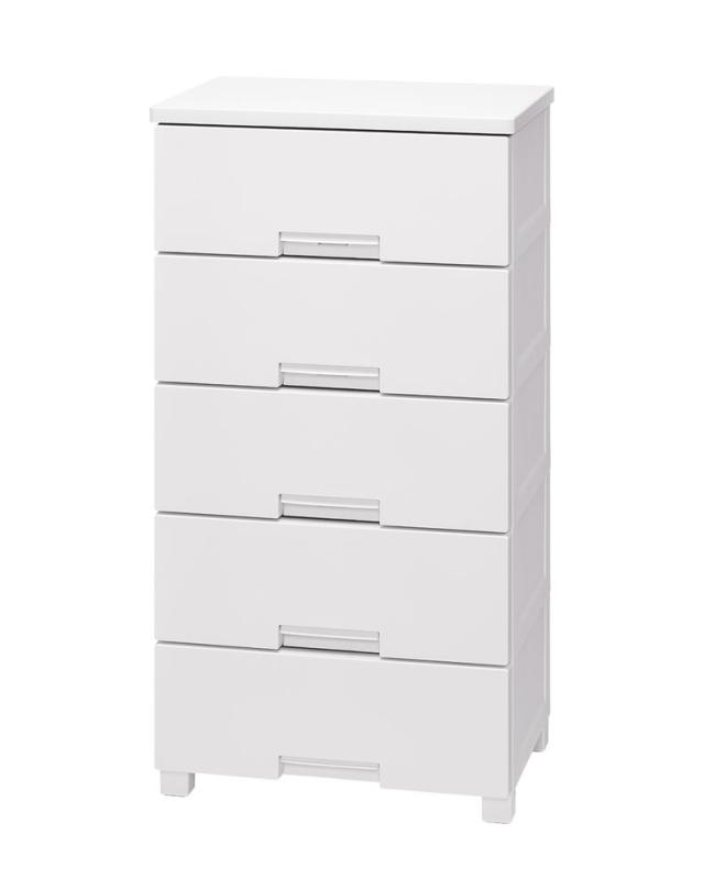 天馬 FCH5505W フィッツチェスト5505　5段（ホワイト）Fitsチェスト[FCH5505W] 返品種別A