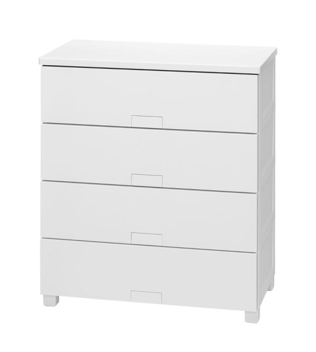 天馬 FCH-F7504W フィッツチェストフルフラット7504　4段（ホワイト）Fitsチェスト[FCHF7504W] 返品種別A