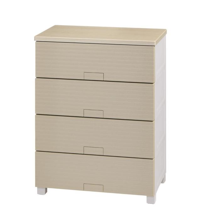 天馬 FCH-W6504BE フィッツチェストウッド6504　4段（ベージュ）Fitsチェスト[FCHW6504BE] 返品種別A