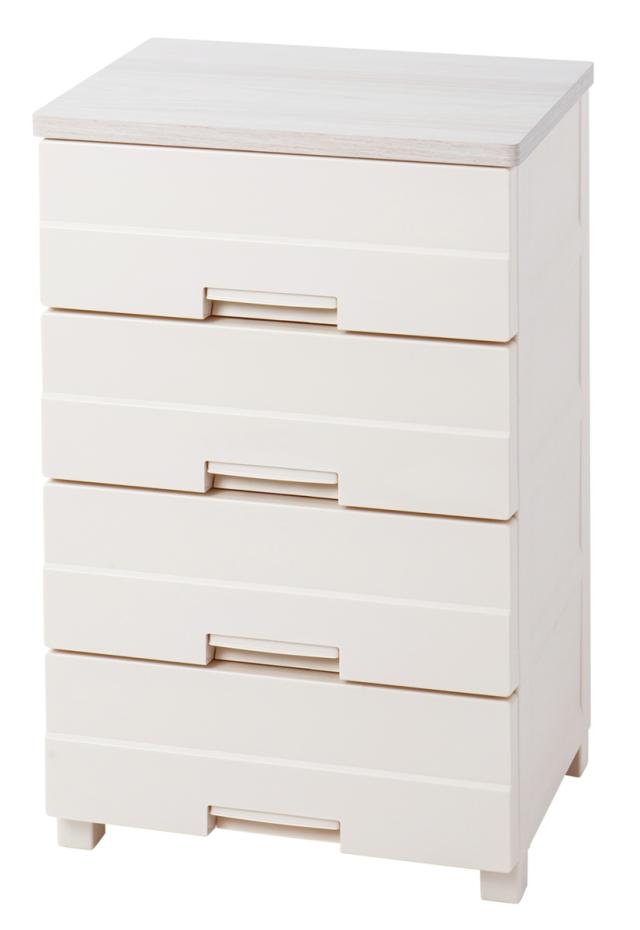 天馬 チェストイージー 幅55cm(4段・ベージュ) chest easy　サイズ(約)：幅55×奥行41×高さ85cm チエストイ-ジ-5504返品種別A