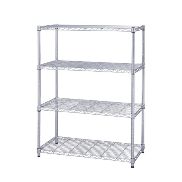 アイリスオーヤマ MR-9012J メタルラック(4段・91cm幅) 奥行46cm 高さ120cm ポール径25mmIRIS[MR9012J] 返品種別A