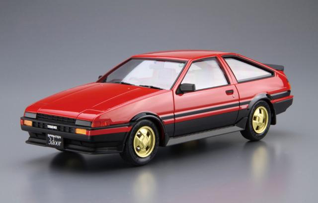 アオシマ 1/24 ザ・モデルカー No.86 トヨタ AE86 スプリンタートレノ