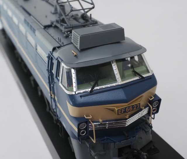 アオシマ×株式会社ダイモ 【流通限定】1/45 トレインミュージアムOJ No.SP 電気機関車 EF66 27号機【66287】プラモデル  返品種別B｜au PAY マーケット