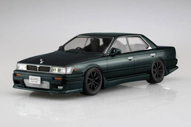 1/24 ニッサン ローレル HT（カスタム品） アオシマ 1/24 ザ・チューンドカー No.83 HC33 ローレル '91