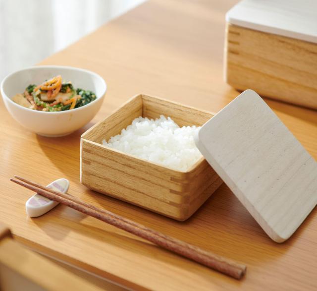 オスマック OSG-1(オスマツク) KIRISAI 桐のレンジでごはん鉢ご飯 保存容器 冷凍 電子レンジ[OSG1オスマツク] 返品種別A