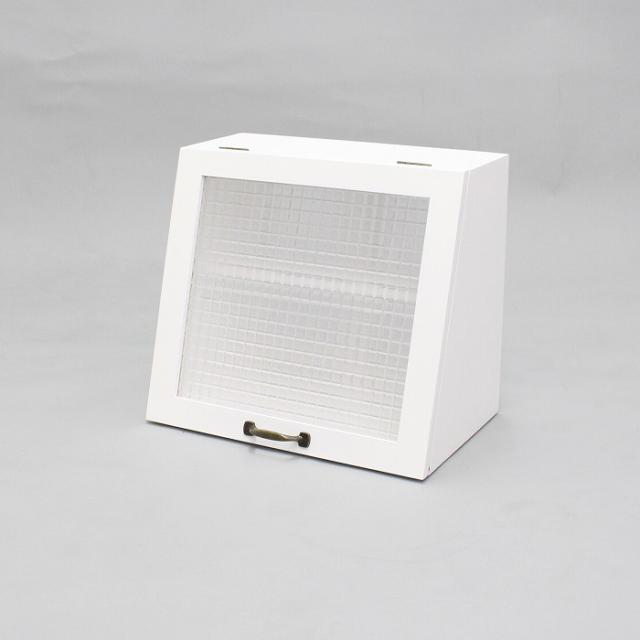 オスマック CFB-402535W 天然木桐材の軽量木製Showcase W40H35cm（ホワイト）OSMAC[CFB402535W] 返品種別A