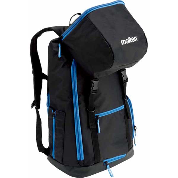 モルテン LF0013-KB サッカー用バックパック（ブラック×ブルー・容量(約)：40L）Molten[MTLF0013KB] 返品種別A