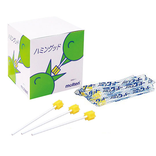 モルテン MHG250(0-4043-02) 口腔清掃用スポンジブラシ 250本入ハミングット[MHG2500404302] 返品種別A