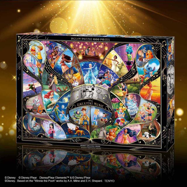 テンヨー ギルディングスタイル DISNEY GREATEST MUSIC 1000ピース【D