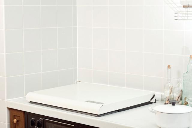 池永鉄工 IK-20W システムキッチン用コンロカバー（60cmタイプ・アイボリー）[IK20Wイケナガ] 返品種別A