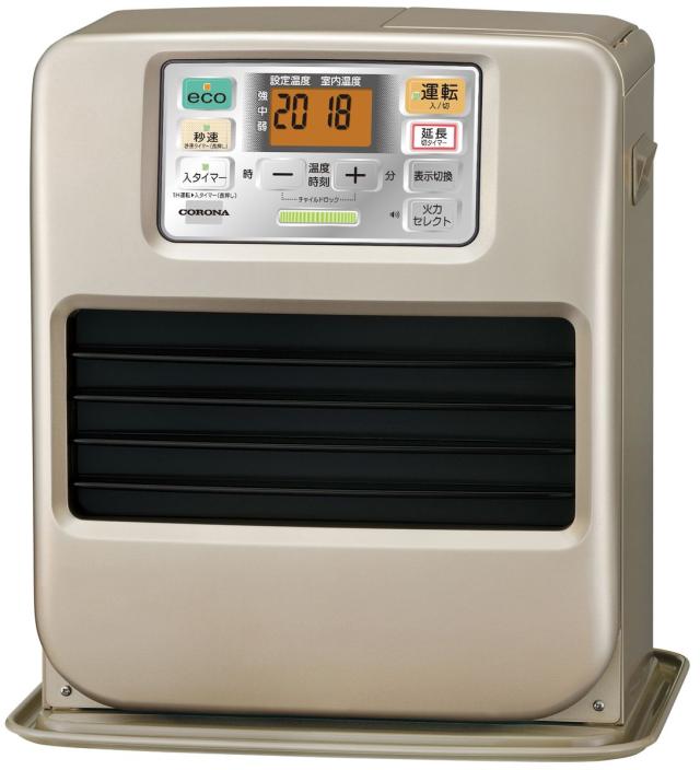 コロナ 石油ファンヒーター（木造9畳/コンクリート12畳まで） 【暖房器具】CORONA シャンパンゴールド FH-SR3324Y-N返品種別A