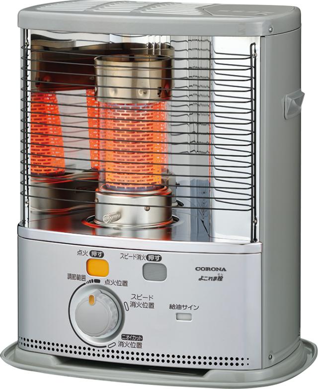 コロナ 石油ストーブ（木造8畳/コンクリート10畳まで　シルバー） SX-2825Y-S返品種別A