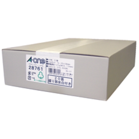 エーワン 28761(エ-ワン) PPC（コピー）ラベル A4判 20面 宛名・表示用A-one　紙ラベル[28761エワン] 返品種別B