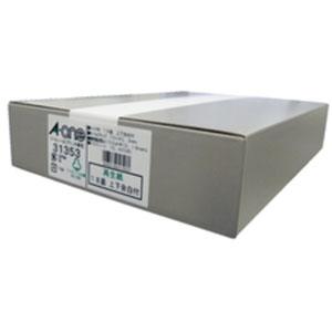 エーワン 31353 ラベルシール(プリンタ兼用) 再生紙 A4判 18面 上下余白付 300シート (ホワイト)[31353] 返品種別A