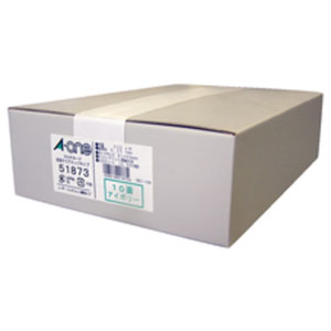 エーワン 51873 マルチカード 各種プリンタ兼用紙 A4判 10面・300シート（3000枚）（アイボリー）[51873] 返品種別A