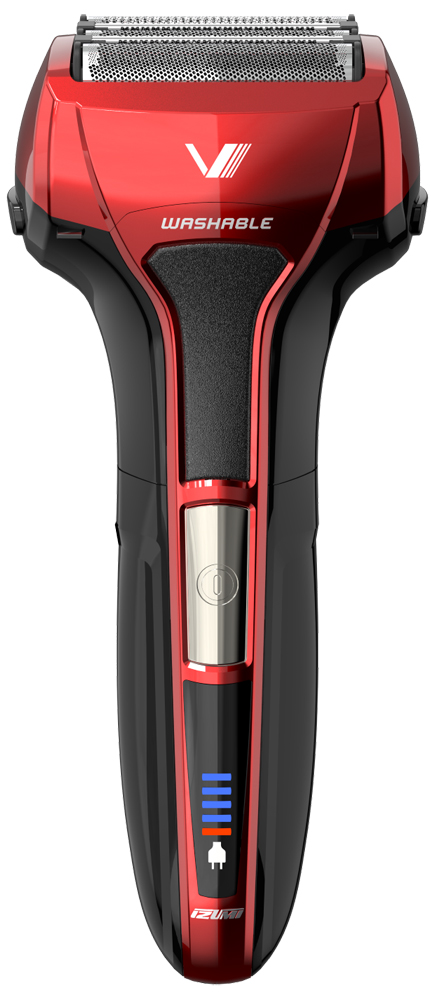 イズミ IZF-V553W-R メンズシェーバー[電気シェーバー]【5枚刃】（レッド）IZUMI ソリッドシリーズ[IZFV553WR] 返品種別A