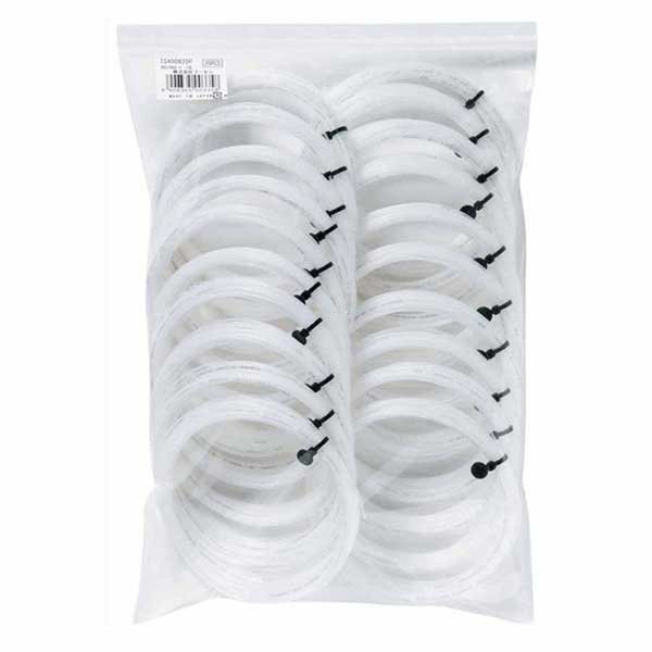 ゴーセン 硬式テニス用ガット　ミクロスーパー16　20張入（ホワイト・1.30mm×12.2m） GOS-TS400W20P返品種別A