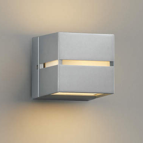 コイズミ AU35033L LEDブラケットライト（シルバーメタリック）【電気工事専用】KOIZUMI[AU35033L] 返品種別B