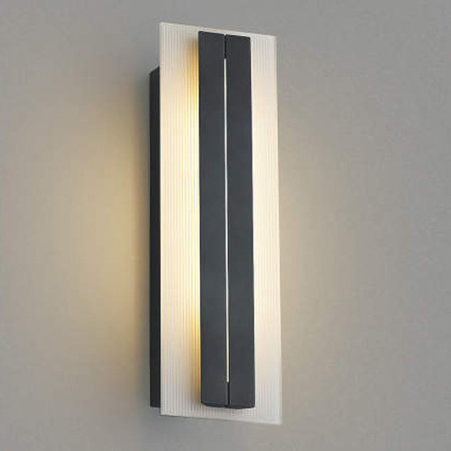 コイズミ AU42333L LEDポーチ灯（ダークグレーメタリック）【電気工事専用】KOIZUMI[AU42333L] 返品種別A