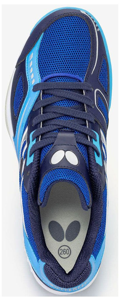 バタフライ BUT-93630-408-26.0 卓球シューズ レゾライン マッハ（ネイビー×ブルー・サイズ：26.0cm）[BUT93630408260] 返品種別A