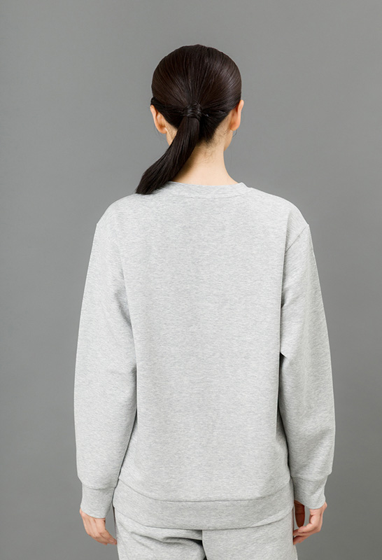 ミカサ 2631-GR-XL クルーネックスウェット（グレー・サイズ：XL）[2631GRXL] 返品種別A