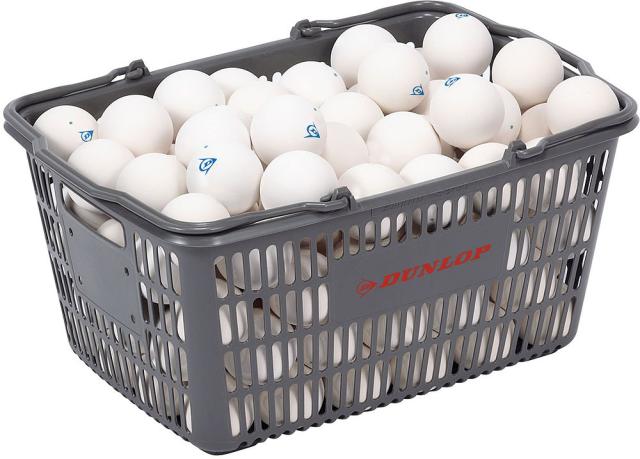 ソフトテニスボール 練習球 120球 ホワイト 日本製 アカM 練習カゴ