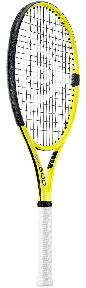 ダンロップ 硬式テニスラケット SX 600（イエロー×ブラック・サイズ：G2・フレームのみ） DUNLOP DUN-DS22204-G2返品種別A