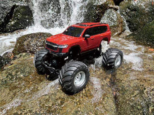 ハピネット 1/16 R/C ギガスプラッシュ ランドクルーザーGR SPORT 水陸