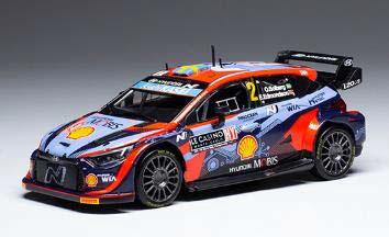 イクソ 1/43 ヒョンデ i20 N Rally1 2022年モンテカルロラリー #2【RAM837】ミニカー  返品種別B