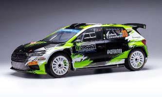 イクソ 1/18 シュコダ ファビア Rally2 2023年モンテカルロラリー #23【18RMC155A】ミニカー  返品種別B