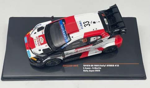 イクソ 1/43 トヨタ GR ヤリス Rally1 優勝 2023年ラリージャパン #33【RAM24SP-001C】ミニカー  返品種別B