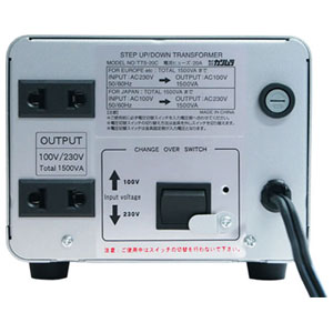 セール(SALE)開催中！ファッション通販 WT-13EJ カシムラ 海外国内用大型変圧器 A 220-240V/1500VA 旅行用家電
