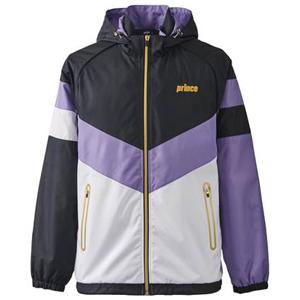 prince（プリンス） ユニセックス ウインドジャケット(バイオレット・サイズ：S) テニスウェア DIW-TMU662T-135-S返品種別A