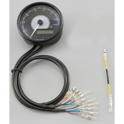 デイトナ 48143 VELONA 電気式タコ＆スピードメーター Φ80 15000rpmDAYTONA[48143デイトナ] 返品種別B