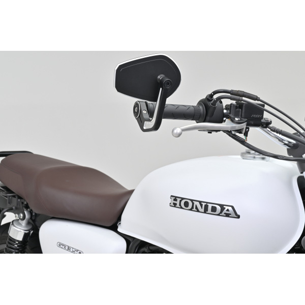 デイトナ 47911 ハイビジミラー バーエンドミラー スリムタイプ コントラストカットYAIBA SHIELDDAYTONA[47911デイトナ] 返品種別B_4