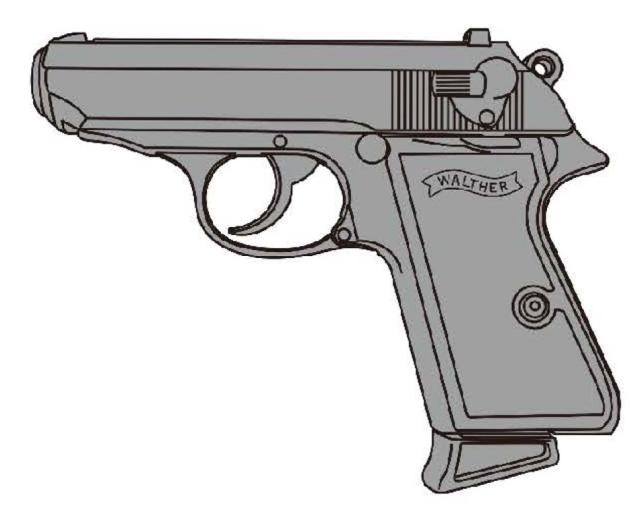 マルシン工業 X-PFC ブローバック 発火式モデルガン ワルサーPPK/S
