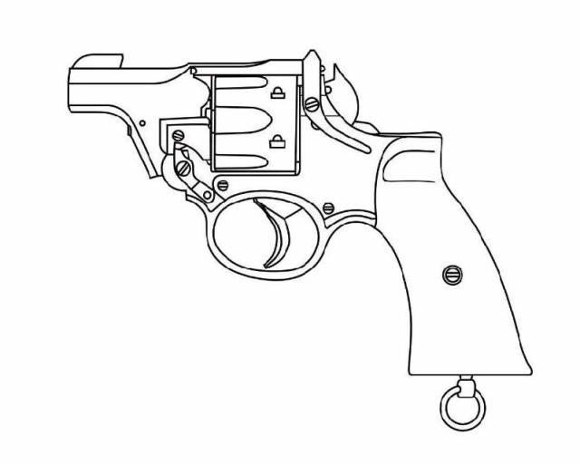 マルシン工業 エンフィールド No.2 Mk1 タンカー シルバーABS 木製グリップモデルガン 返品種別B