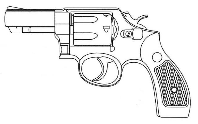 マルシン工業 6mmBB Xカート式ガスリボルバー S＆W M10 3インチ -FBI Service Model- エクセレントヘビーウエイト ハーフチェッカー木製グリップ仕様【対象年令 18才以上用】エアガン  返品種別B