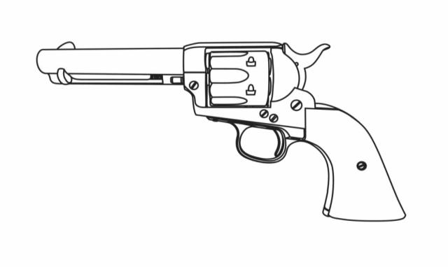 マルシン SAA 1st Gen. Late シビリアン ブラックヘビーウエイト 木製グリップ【対象年令 18才以上用】エアガン 返品種別B