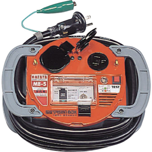 ハタヤリミテッド MB5 メタセン（金属感知器）ボックス　100V接地付　5m[MB5ハタヤ] 返品種別B