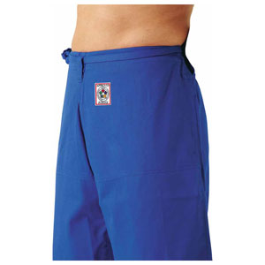 九櫻 HYK-JNEXP15Y 選手用 柔道衣（新規格） ズボンのみ（ブルー・Y体：1.5Y）IJF・全日本柔道連盟認定[HYKJNEXP15Y] 返品種別A